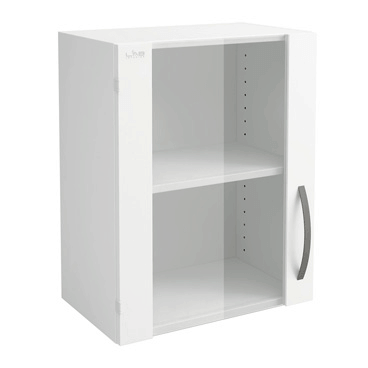 Навесной шкаф с 1 стеклянной дверью