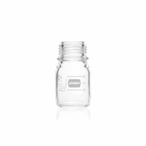 Фото 26 - Бутыль DURAN® Protect 100 мл, GL45, прозрачная, с защитным пластиковым покрытием, без завинчивающейся крышки и кольца для слива