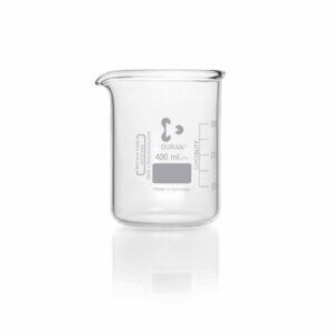 Фото 1 - Стакан DURAN Group 400 мл, низкий, прочный, с градуировкой, с носиком, стекло