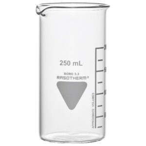 Фото 1 - Стакан RASOTHERM 2000 мл, высокий, с градуировкой, с носиком, стекло