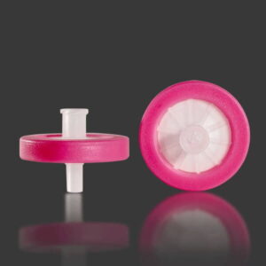 Фото 1 - Нестерильные шприцевые фильтры Lab-Support PTFE-L, розовые, 25 мм, 0.45 мкм, 100 шт./упаковка