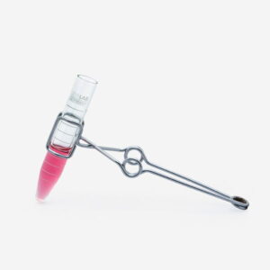 Фото 3 - Держатель для пробирок ISOLAB длина 150 мм, хромированная сталь