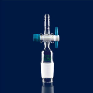 Фото 3 - Адаптер для шлангов ISOLAB прямой, керн NS29/32, кран PTFE, стекло