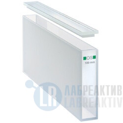 Фото 1 - Кювета абсорбционная Hellma 100-OS специальное оптическое стекло, оптический путь 100 мм