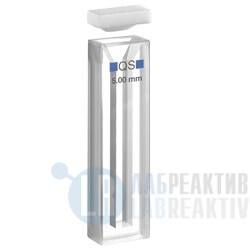 Фото 1 - Кювета абсорбционная Hellma 104-QS кварцевая, оптический путь 5 мм