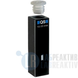 Фото 2 - Кювета абсорбционная Hellma 105.201-QS кварцевая, оптический путь 10 мм, высота центра 15 мм