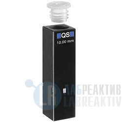 Фото 4 - Кювета абсорбционная Hellma 105.202-QS кварцевая, оптический путь 10 мм, высота центра 15 мм