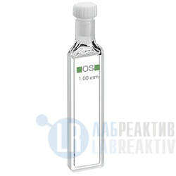 Фото 1 - Кювета абсорбционная Hellma 110-OS специальное оптическое стекло, оптический путь 1 мм