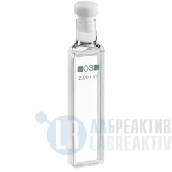 Фото 2 - Кювета абсорбционная Hellma 110-OS специальное оптическое стекло, оптический путь 2 мм