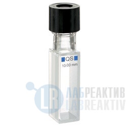 Фото 3 - Кювета абсорбционная Hellma 117.100-QS кварцевая, оптический путь 10 мм