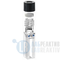 Фото 2 - Кювета абсорбционная Hellma 117.104-QS кварцевая, оптический путь 10 мм