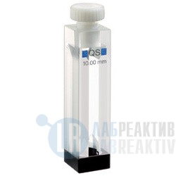 Фото 3 - Кювета абсорбционная Hellma 119.004-QS кварцевая, оптический путь 10 мм, для магнитных мешалок