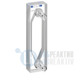 Фото 4 - Кювета абсорбционная Hellma 137-QS кварцевая, оптический путь 5 мм, проточная