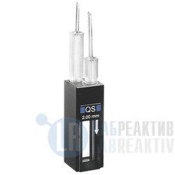 Фото 2 - Кювета абсорбционная Hellma 170.700-QS кварцевая, оптический путь 2 мм, проточная