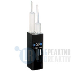 Фото 2 - Кювета абсорбционная Hellma 176.700-QS кварцевая, оптический путь 10 мм, высота центра 8,5 мм, проточная