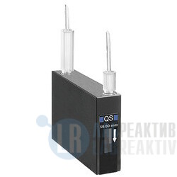 Фото 3 - Кювета абсорбционная Hellma 176.700-QS кварцевая, оптический путь 50 мм, высота центра 15 мм, проточная