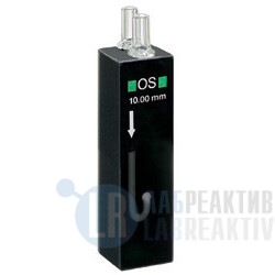 Фото 1 - Кювета абсорбционная Hellma 178.011-OS специальное оптическое стекло, оптический путь 10 мм, высоты центра 8,5 мм, проточная