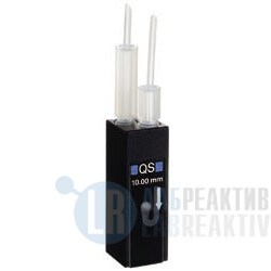 Фото 4 - Кювета абсорбционная Hellma 178.710-QS кварцевая, оптический путь 10 мм, высота центра 8,5 мм, проточная