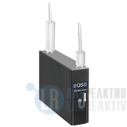 Фото 2 - Кювета абсорбционная Hellma 178.710-QS кварцевая, оптический путь 50 мм, высота центра 15 мм, проточная