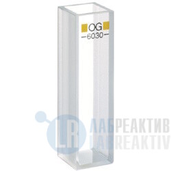 Фото 1 - Кювета абсорбционная Hellma 6030-OG оптическое стекло, оптический путь 10 мм