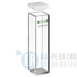 Фото 3 - Кювета флуоресцентная Hellma 101-OS специальное оптическое стекло, оптический путь 10x10 мм