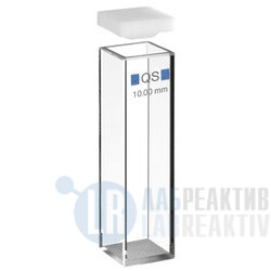 Фото 3 - Кювета флуоресцентная Hellma 101-QS кварцевая, оптический путь 10x10 мм