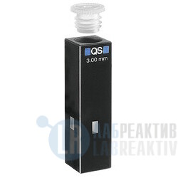 Фото 4 - Кювета флуоресцентная Hellma 105.251-QS кварцевая, оптический путь 3x3 мм, высота центра 15 мм