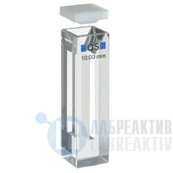Фото 3 - Кювета флуоресцентная Hellma 108F-QS кварцевая, оптический путь 10x4 мм
