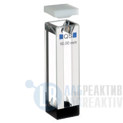 Фото 4 - Кювета флуоресцентная Hellma 109.004F-QS кварцевая, оптический путь 10x4 мм, для магнитных мешалок