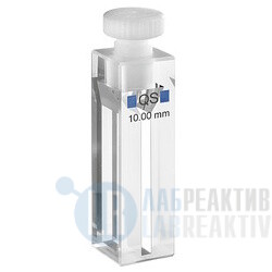 Фото 3 - Кювета флуоресцентная Hellma 115F-QS кварцевая, оптический путь 10x2 мм