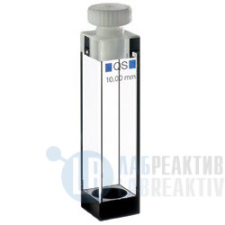 Фото 3 - Кювета флуоресцентная Hellma 119.000F-QS кварцевая, оптический путь 10x10 мм, для магнитных мешалок