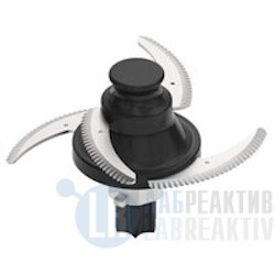 Фото 4 - Серповидный нож Fritsch для ножевой мельницы PULVERISETTE 11, зазубренные лезвия с TiN-покрытием