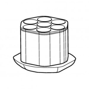 Фото 3 - Адаптер Eppendorf для 7-ми пробирок с юбочками на 50 мл, к ротору S-4xUniversal, 2 шт./упаковка