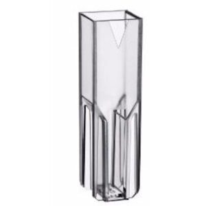 Фото 1 - Кювета пластиковая полумикро Eppendorf ОП 10 мм, 300–900 нм, объем 3000 мкл, пластик, 1000 шт./коробка