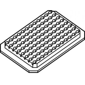 Фото 1 - Рабочая плата Eppendorf для пробирок ПЦР 96х2 мл, 10 шт./упаковка