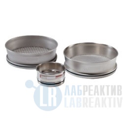 Фото 1 - Сито лабораторное Fritsch из нерж. стали, диаметр 8", высота 2", размер ячейки 45 (355 мкм), ASTM E11