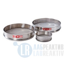 Фото 2 - Сито лабораторное Fritsch из нерж. стали, диаметр 400 мм, высота 65 мм, размер ячейки 3/4" (19 мм), ASTM E11