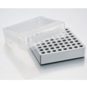 Фото 18 - Штатив для пробирок Eppendorf 1 / 2 мл, 64 места, с крышкой, полипропилен, серый, 3 шт./упаковка