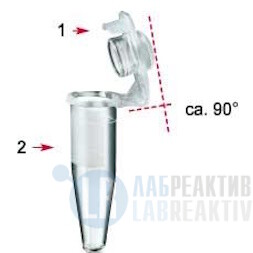 Фото 2 - Пробирки для ПЦР Eppendorf 0,2 мл, выпуклая крышка, бесцветные, 1000 шт./упаковка