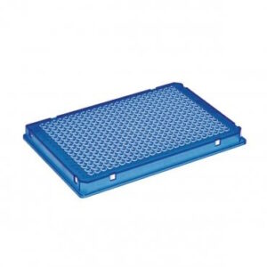 Фото 1 - Планшеты для ПЦР Eppendorf Twin.tec microbiology, 384-лун., с юбкой, синие, 10 шт./упаковка