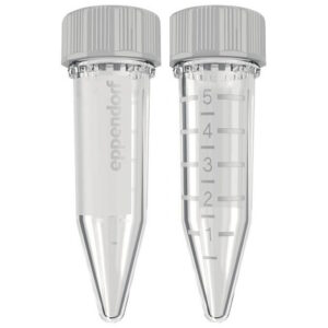 Фото 23 - Пробирки Eppendorf 5 мл, типа Эппендорф, до 25 000g, с закручивающейся крышкой, Eppendorf Quality, бесцветные, 100 шт./пакет, 200 шт./упаковка