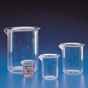 Фото 4 - Мерный стакан Kartell 250 мл, низкий, синяя градуировка, класс B, PMP (TPX®)
