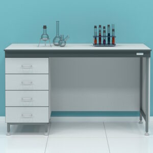 Фото 23 - Стол пристенный однотумбовый с ящиками Laboratoroff СТ.СП1Я.150.60.90 серии “Стандарт” (высота 900 мм)