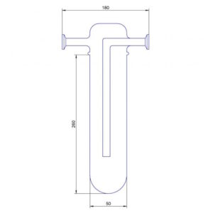 Фото 3 - Холодовая ловушка KGW SL 29-NW 25, длинная